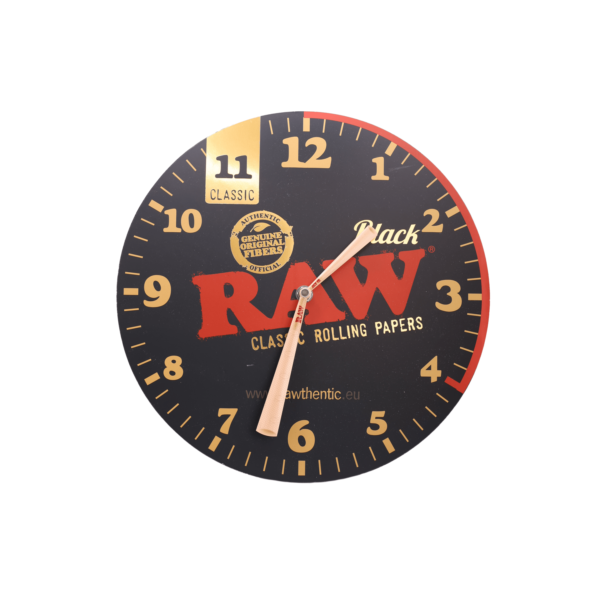 RAW Black Wanduhr - Only Bubatz