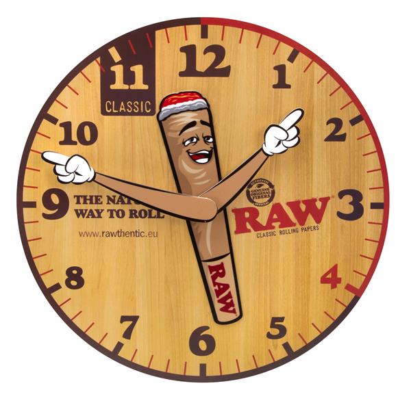 RAW Cone Wanduhr, braun - Only Bubatz