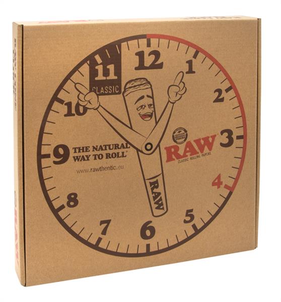RAW Cone Wanduhr, braun - Only Bubatz