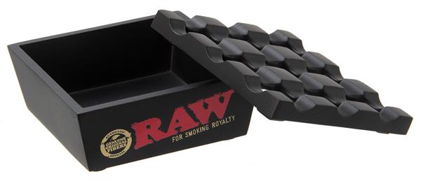 RAW edler Metallaschenbecher 8x8x4cm - Only Bubatz