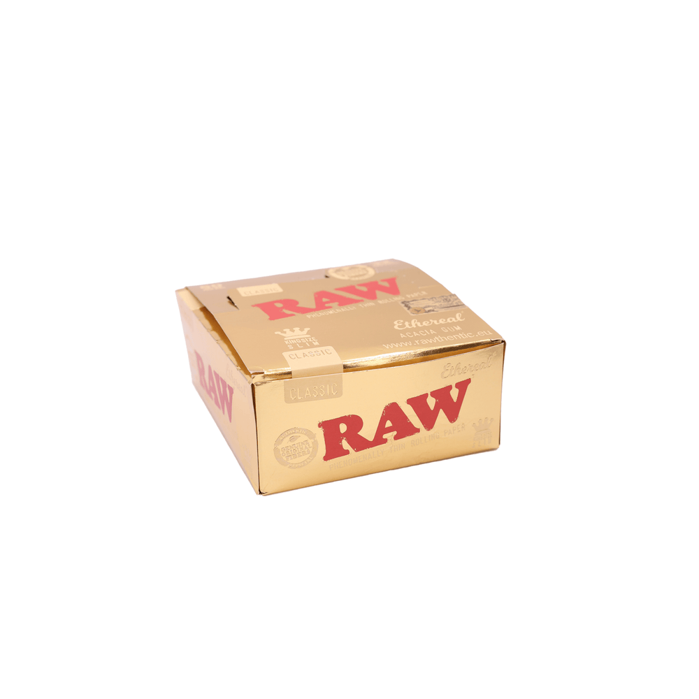 RAW Ethereal (Gold) King Size Slim ungebleicht - Only Bubatz