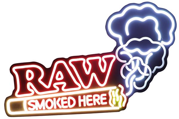 RAW LED Get Lit Sign Leuchtschild 40x70cm - Only Bubatz