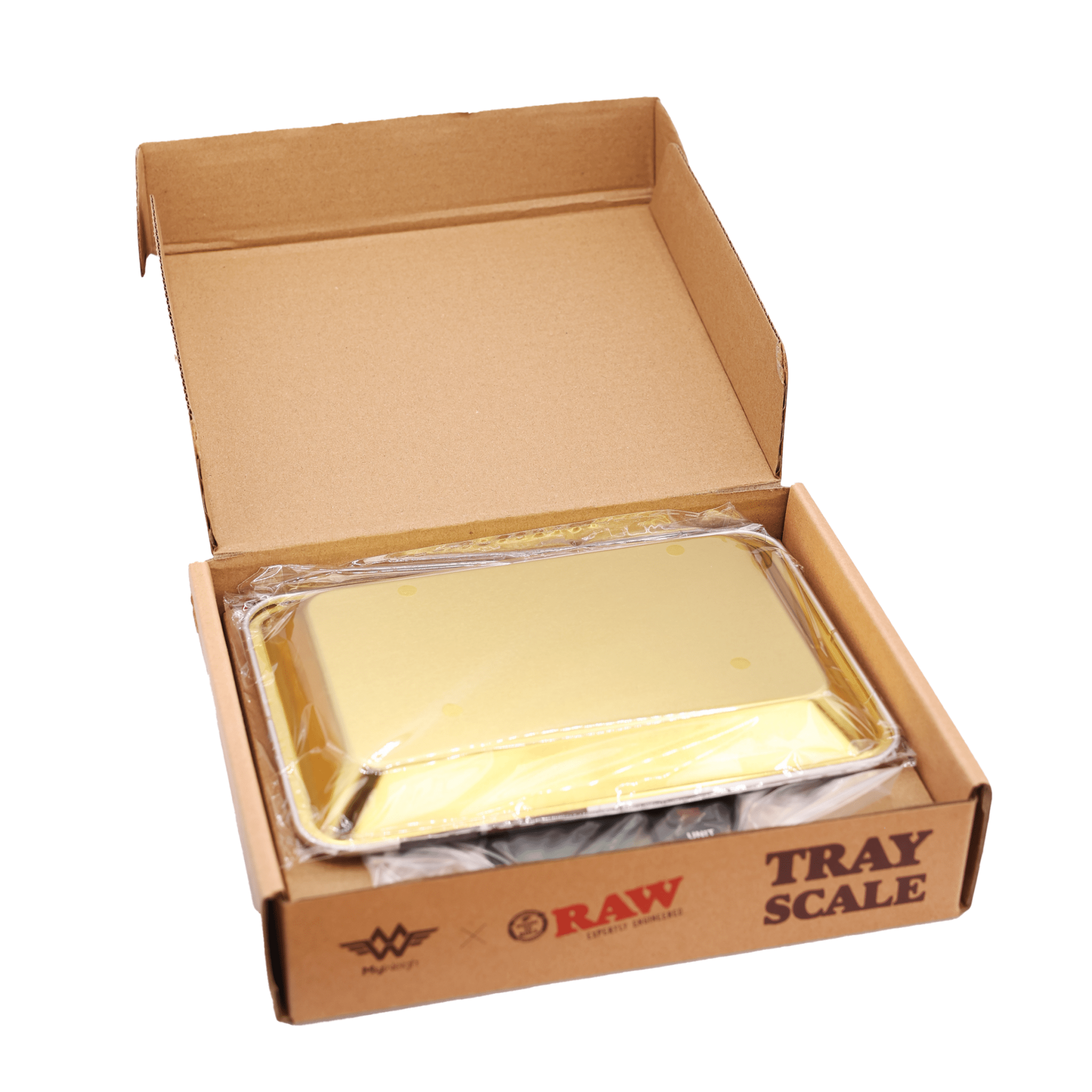 RAW MyWeigh Tray Scale 1000g Digitalwaage mit Drehtablett Einteilung 0,1g 0,01g - Only Bubatz