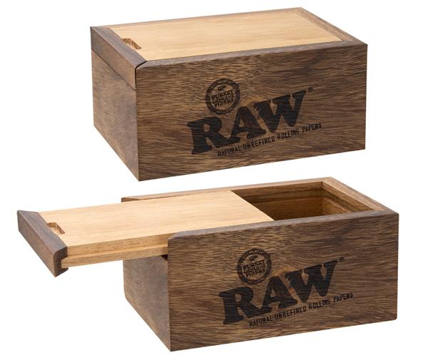 RAW Slide Box Holzbox klein mit Schiebedeckel - Only Bubatz