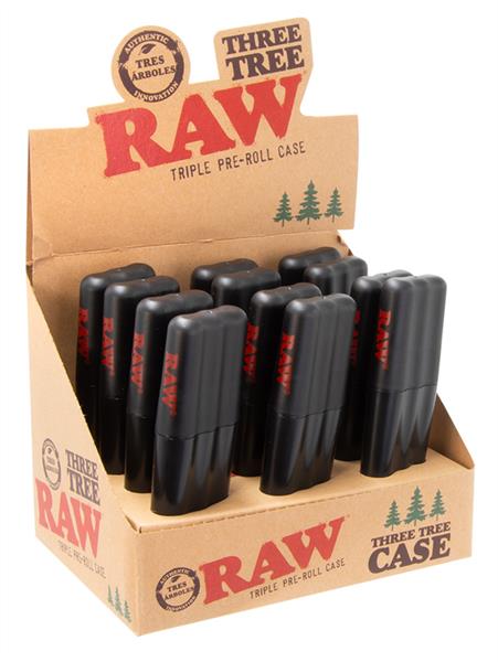 RAW "Three Tree" Triple Pre - Roll Case Etui - Only Bubatz
