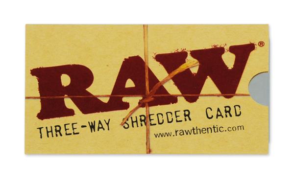 RAW V - Shredder Card - Metall - Grinderkarte - Only Bubatz