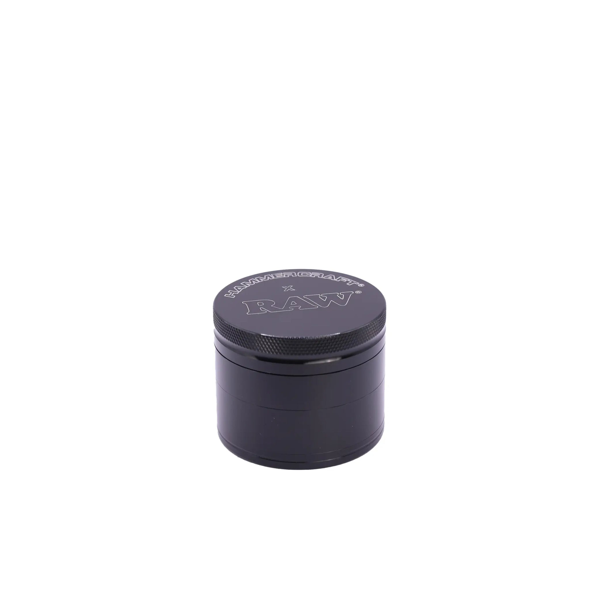 RAW x Hammercraft Aluminium Grinder/Pollinator schwarz - Only Bubatz