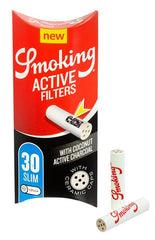 SMOKING Active Filters Aktivkohlefilter Slim ø6mm 30er Kissenschachtel - Only Bubatz