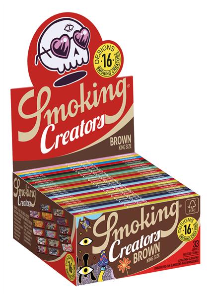 Smoking BROWN Unbleached "Creators Edition" King Size Zigarettenpapier - Only Bubatz