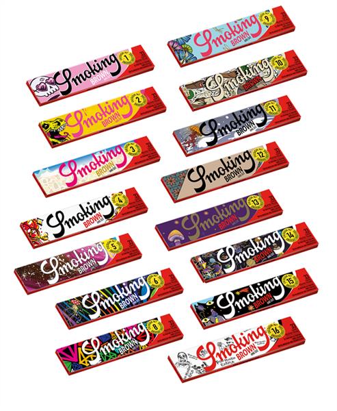 Smoking BROWN Unbleached "Creators Edition" King Size Zigarettenpapier - Only Bubatz