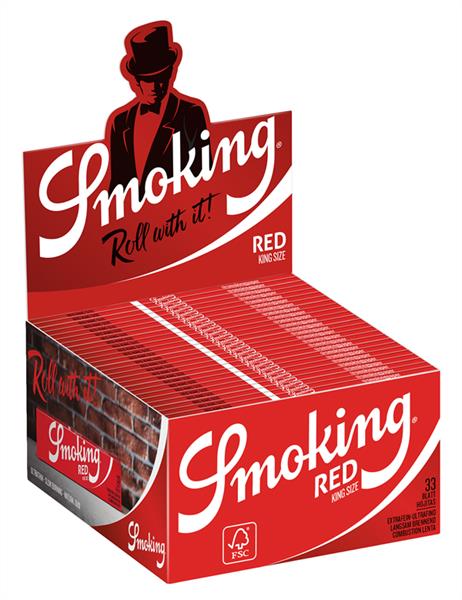 Smoking Red King Size Zigarettenpapier - Only Bubatz