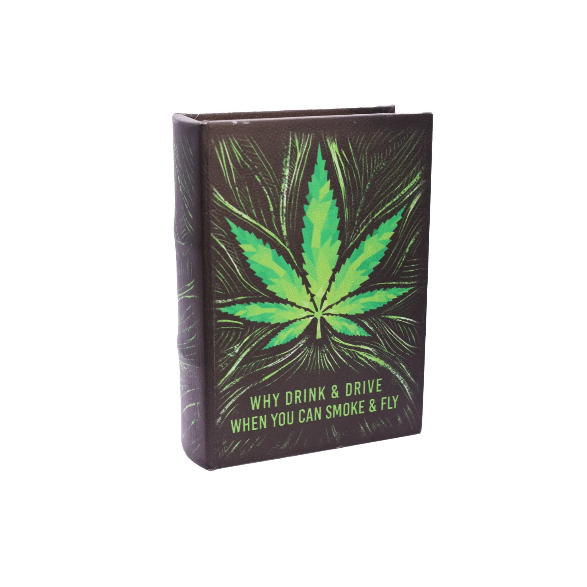 Stash Book Holzbox ca. 18x13x5cm Drink & Drive - Only Bubatz