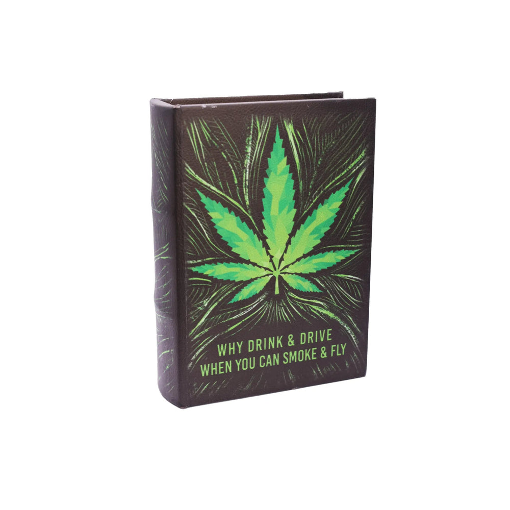 Stash Book Holzbox ca. 18x13x5cm Drink & Drive - Only Bubatz