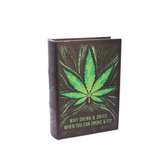 Stash Book Holzbox ca. 18x13x5cm Drink & Drive - Only Bubatz